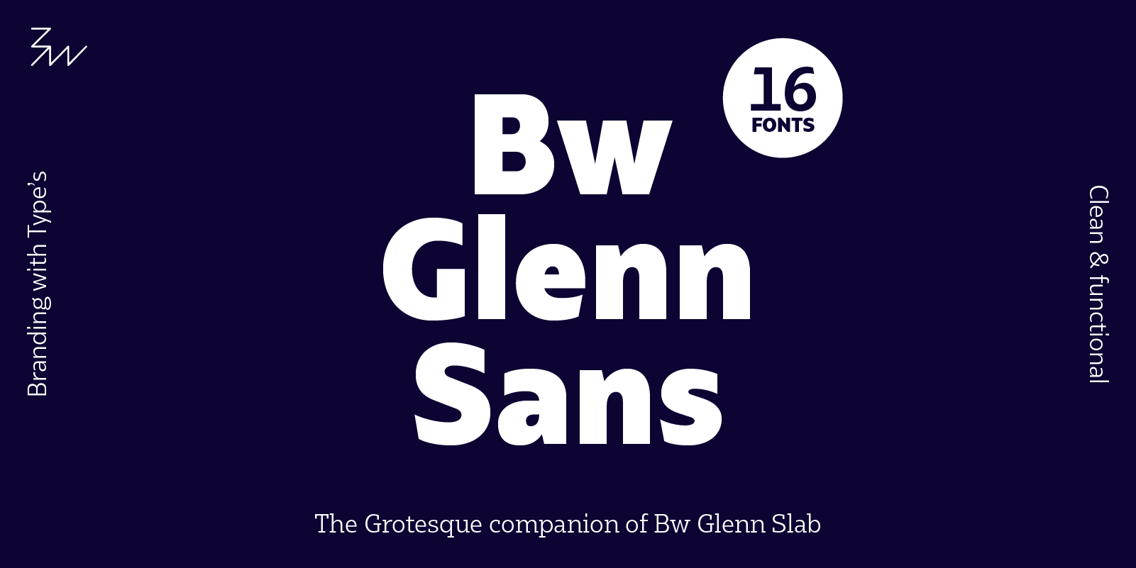 Bw Glenn Sans typeface