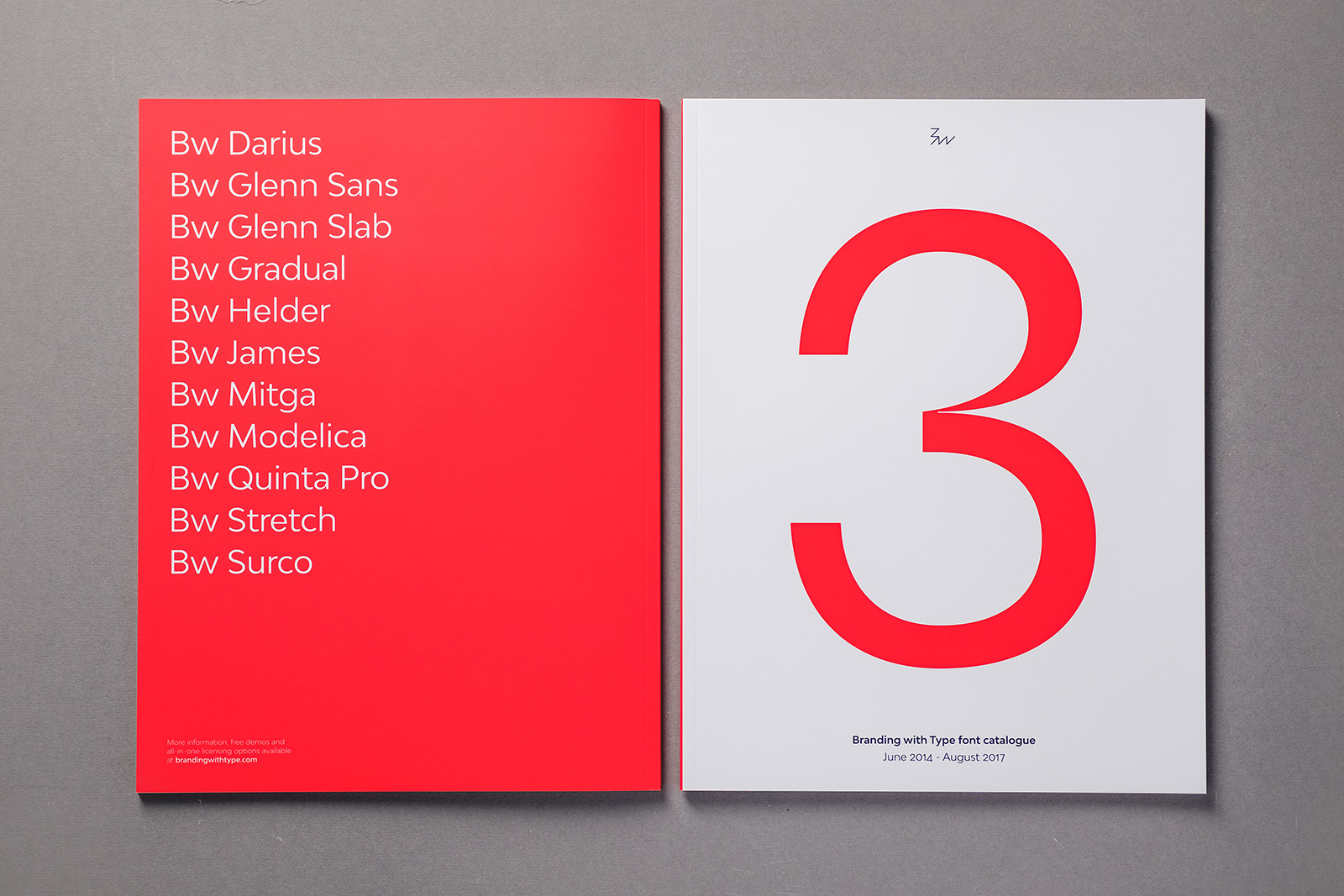 Branding with Type font catalogue