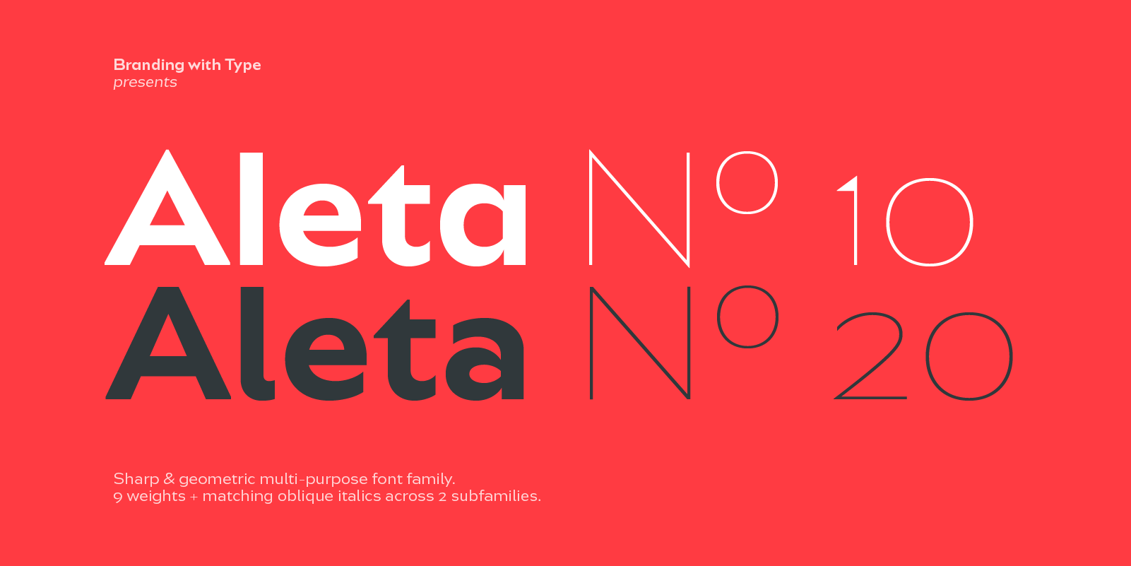 Introducing the Bw Aleta font family