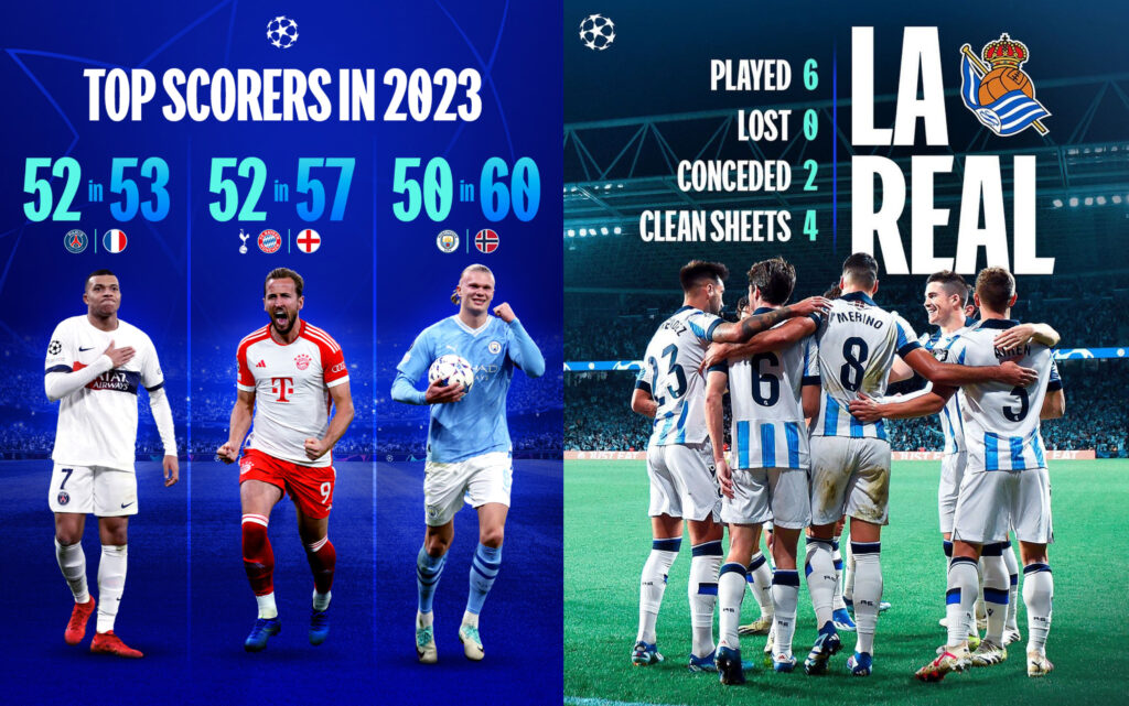 UEFA Champions League custom font