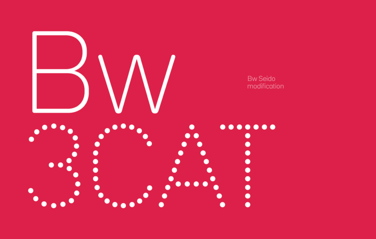 Bw 3Cat. A new font for the Catalan Media Corporation